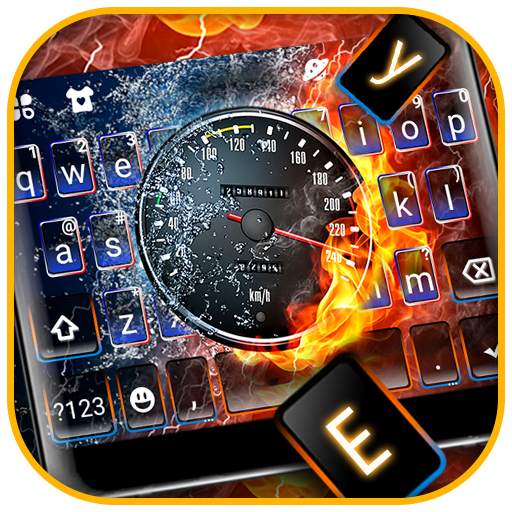 Fast Furious Speed Keyboard Theme 1.0