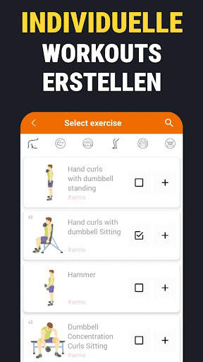Heimtraining mit Kurzhanteln screenshot 5