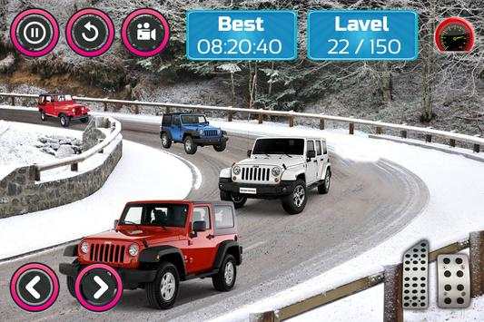 Snow Car Racing screenshot 2