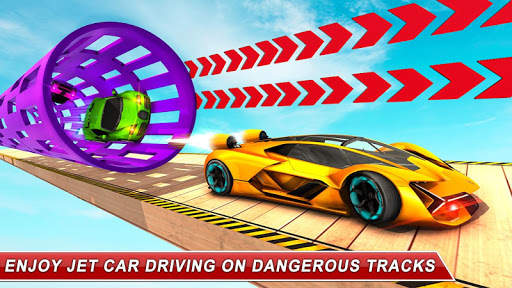 Jet Car Ramp Stunt Games screenshot 8