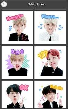 BTS Chat Sticker Editor screenshot 4