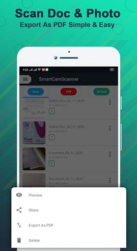 eScanner - CamScanner to PDF Documents screenshot 5