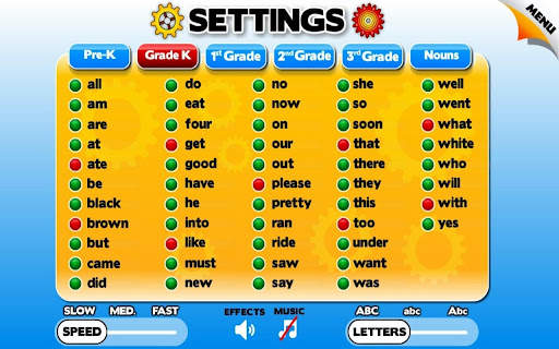 Sight Words Learning Games & Flash Cards Lite screenshot 7