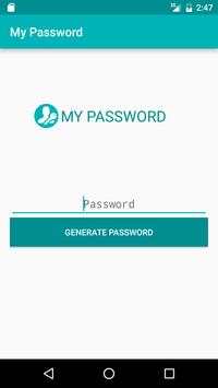 My Password screenshot 1