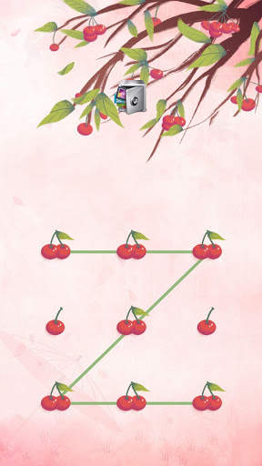 AppLock Theme Cherry – Paid Theme screenshot 1