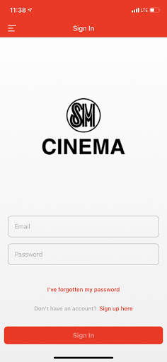 SM Cinema Mobile App screenshot 1