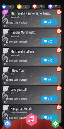 Marshmello Perfect Piano Tiles screenshot 7