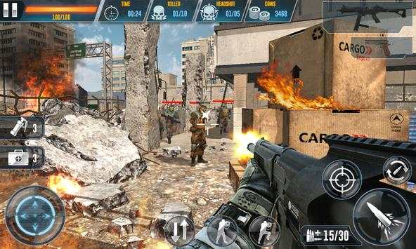 Gun Shooting Blood War 3D screenshot 3