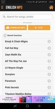 English MP3 Downloader - A to Z Songs 2 تصوير الشاشة