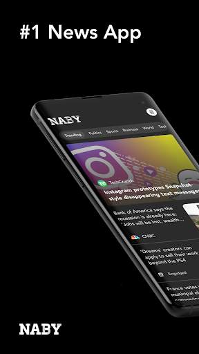 Naby: Smart News App screenshot 1