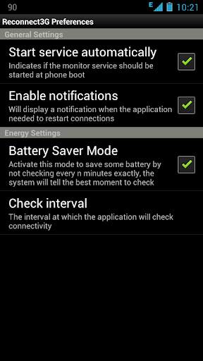 3G Reconnect screenshot 2