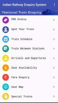 Indian Railway, Train PNR , Running Status & IRCTC screenshot 1