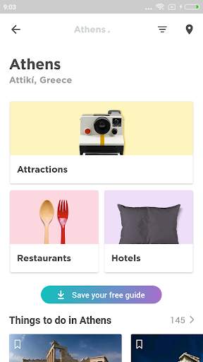 Athens Travel Guide in English with map screenshot 1