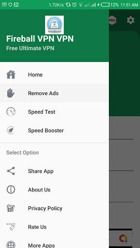 Fireball VPN screenshot 1