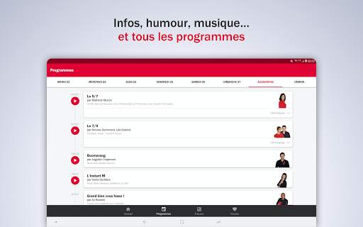 France Inter - radio, actus 15 تصوير الشاشة
