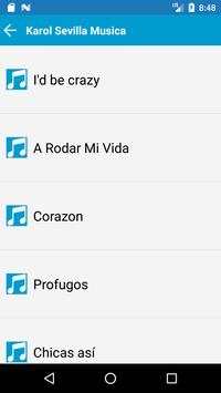 Karol Sevilla Musica y Letra screenshot 2