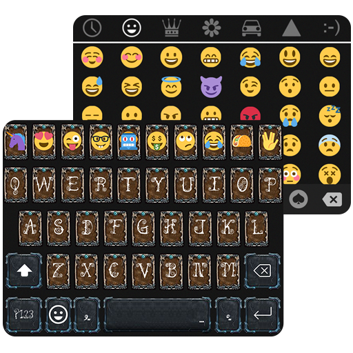Metal Theme - Emoji Keyboard Wallpaper icon