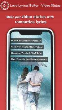 Love Video Maker With Music : Love Lyrics screenshot 2