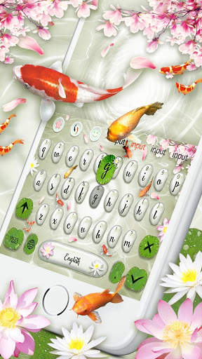 Koi Fish Keyboard Theme screenshot 4