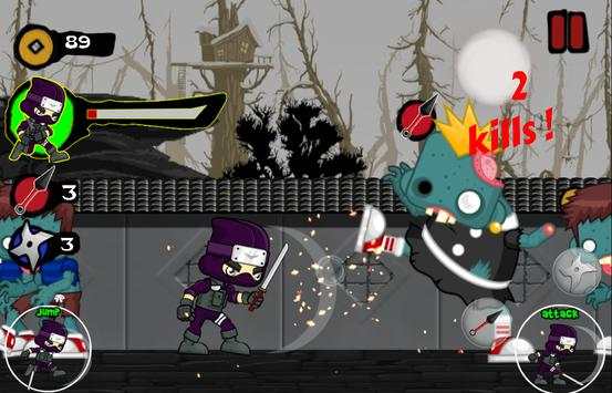 Ninja VS Zombies screenshot 3