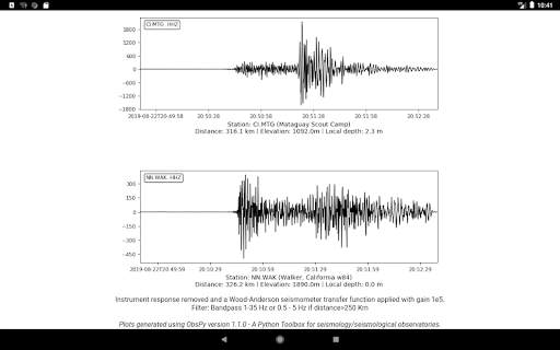 Earthquakes Tracker скриншот 23