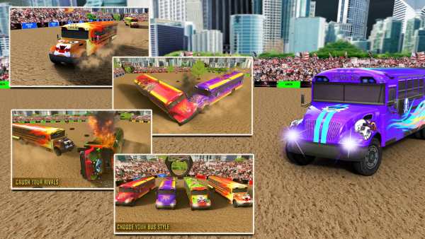 Demolition Derby Bus Racing 3D screenshot 5