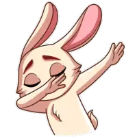 🐰 Best Cute & Funny Rabbit Sticker For Whatsaap