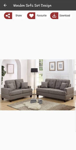 Wooden Sofa Set Design скриншот 2