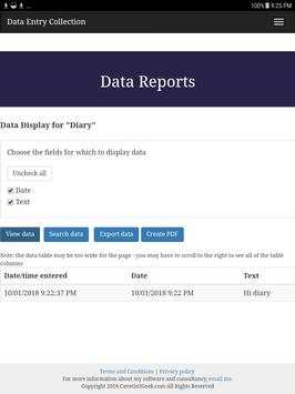 Mobile Data Entry screenshot 2