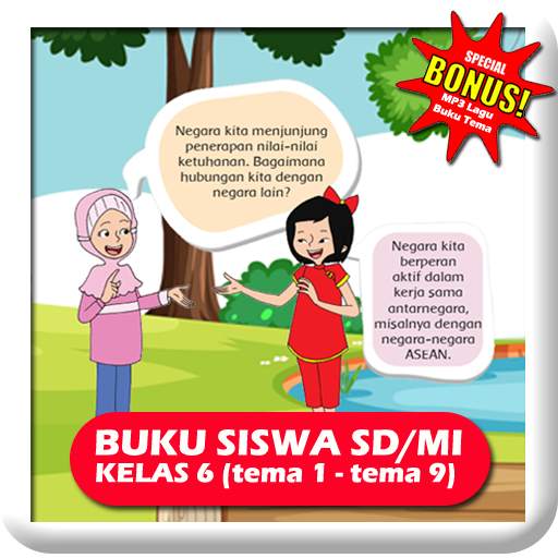 Buku Tema SD Kelas 6 Lengkap Tema 1- 9 K13 Rev2018 1.0