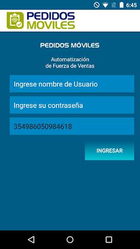 Pedidos Moviles screenshot 1
