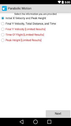 Projectile Motion Calculator скриншот 3