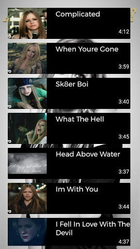 Avril Lavigne All Songs All Albums Music Video screenshot 3