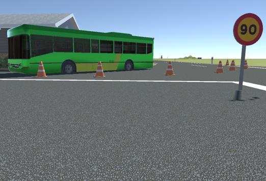 bus simulator 2017 slalom 3D screenshot 1