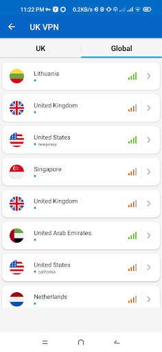 UK VPN screenshot 4