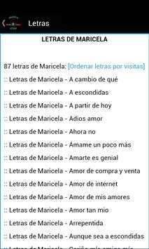Marisela Letras screenshot 3
