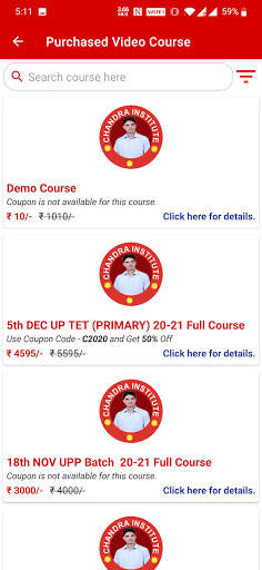 Chandra Institute Allahabad screenshot 2