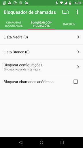 Bloqueador de Chamadas e Backup de Chamadas screenshot 2