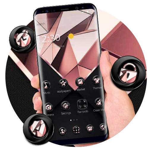 Rose Gold Business Black Theme 1.1.3