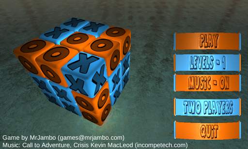 XO Cubical 3D Game screenshot 1