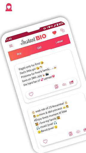 Instant Bio  (Bio Quotes Ideas for instagram) screenshot 4
