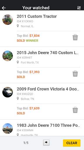 BigIron Auctions screenshot 5