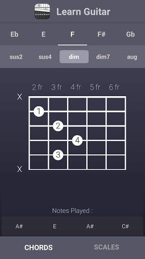Acordes De Guitarra Y Escalas screenshot 2