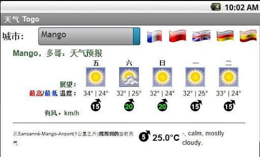 Météo Togo screenshot 5