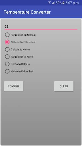 Temperature Converter screenshot 2