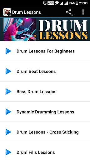 Drum Lessions screenshot 1