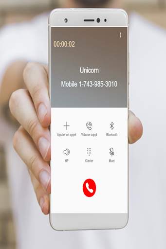 Fake call with unicorn screenshot 4