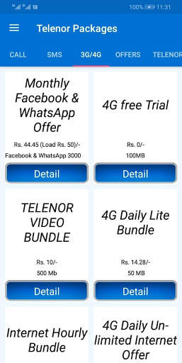 Telenor Packages Free screenshot 2