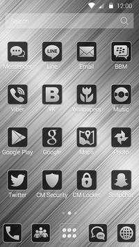 Black And Silver Theme screenshot 3