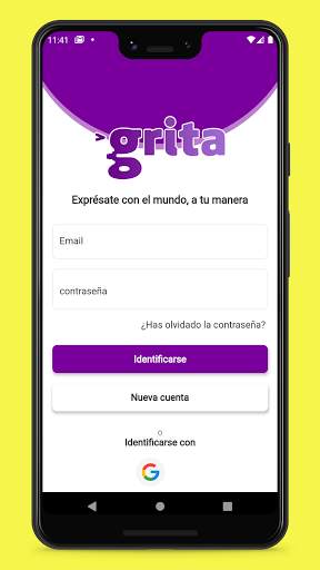 Grita - La app social para desahogarte a tu manera screenshot 1